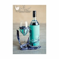 Wine Bottle + Wine Glass Coolers + Polycarb Glass + Lanyard